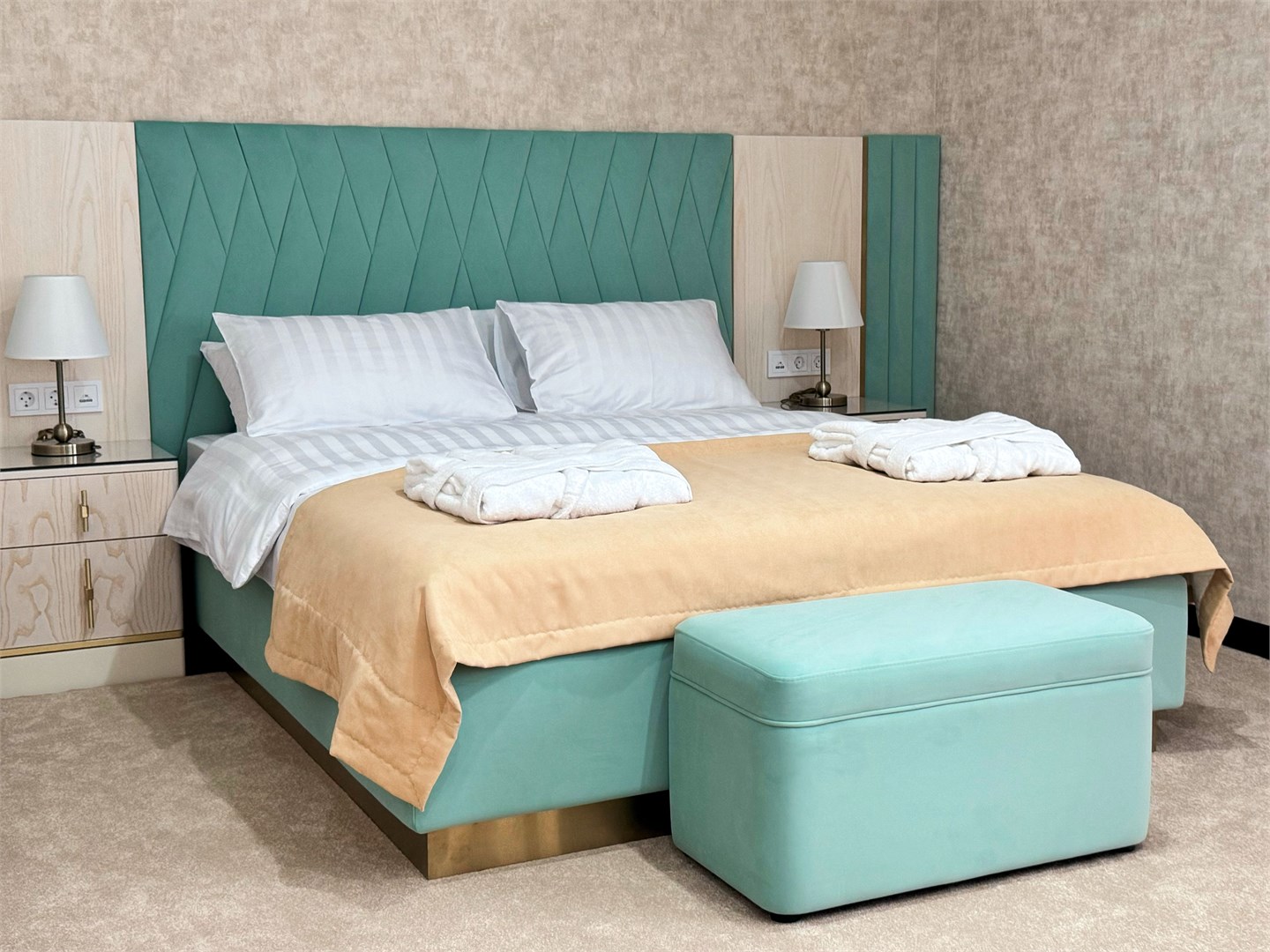 2-местный номер "Семейный", 2х-спальная кровать, повышенной комфортности (Корпуса Вилла "Василиса", Вилла "Анатолия") в Лаба