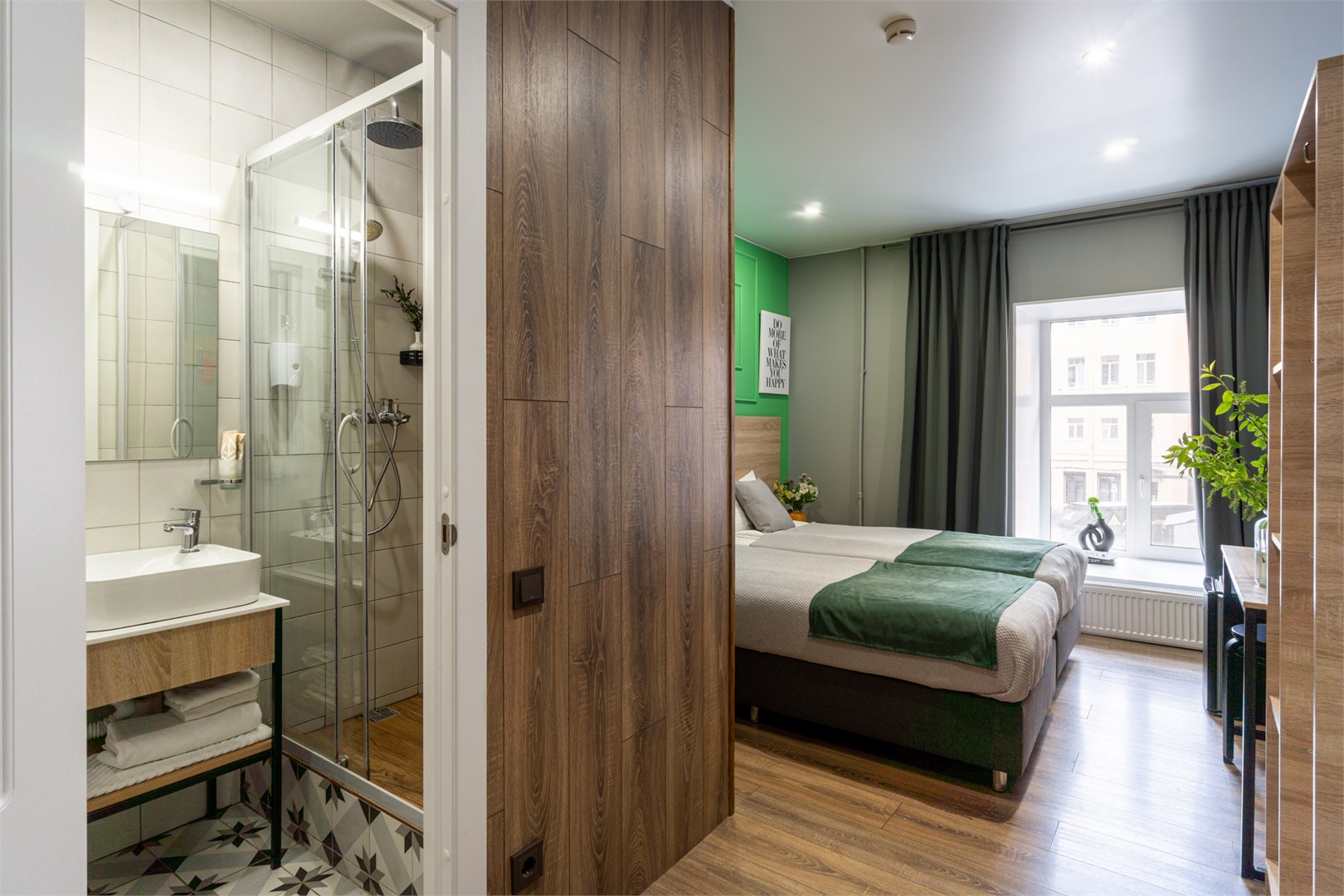 Стандартный номер с 1 или 2 кроватями в Номера на Полтавской