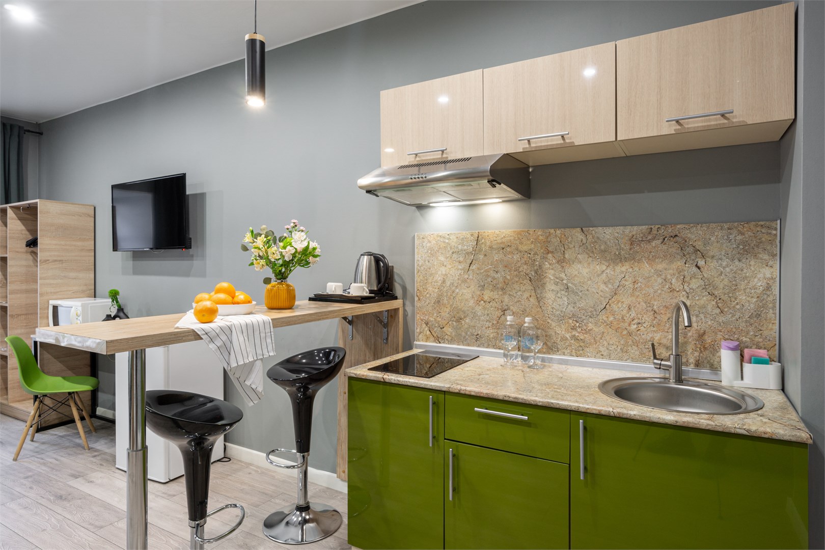 Апартаменты с кухней в Номера на Полтавской