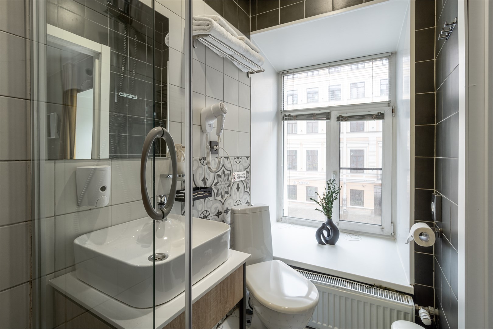 Делюкс с Панорамным видом на город в Номера на Полтавской