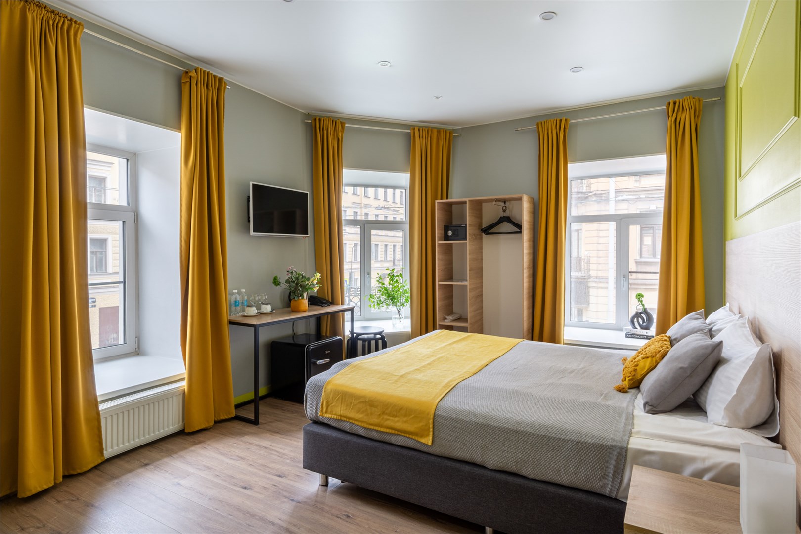 Делюкс с Панорамным видом на город в Номера на Полтавской