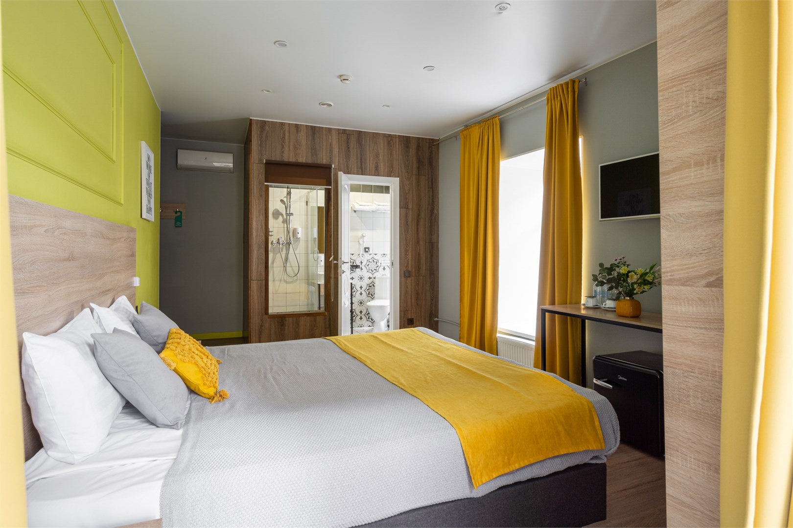 Делюкс с Панорамным видом на город в Номера на Полтавской