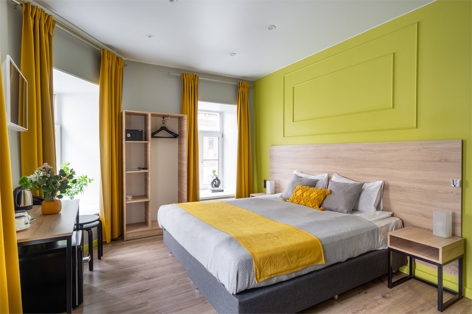 Делюкс с Панорамным видом на город в Номера на Полтавской