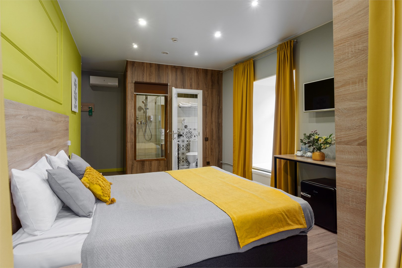 Делюкс с Панорамным видом на город в Номера на Полтавской