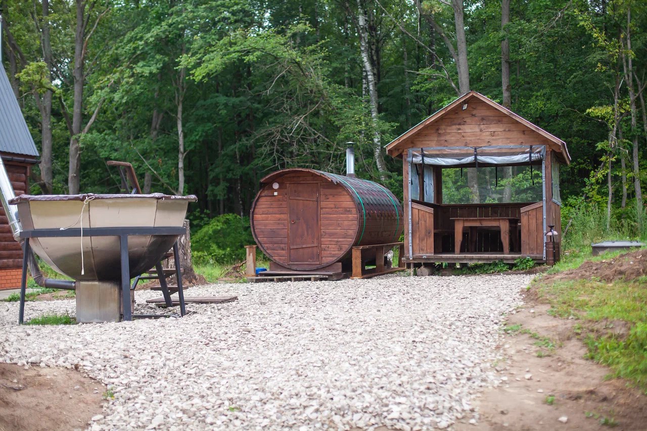 2-х этажный домик на 4 гостей в Туристическая деревня Наргиз