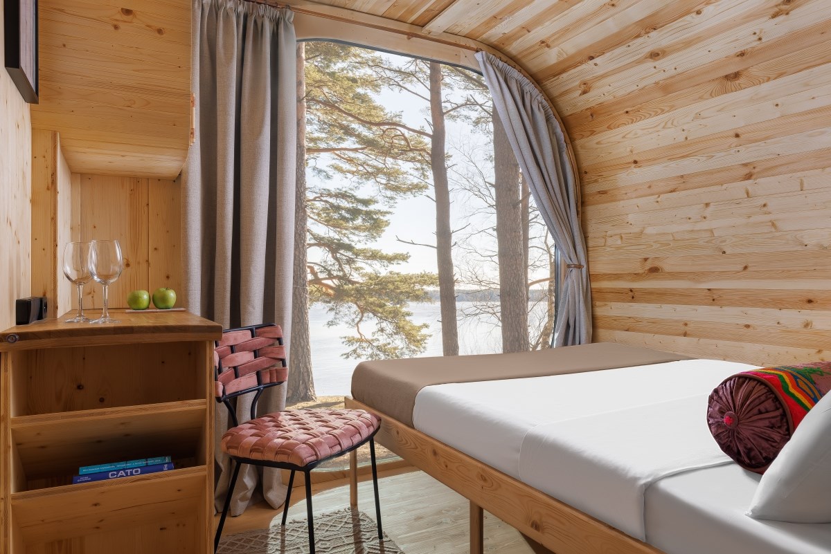 Артхаус мини (Глэмпинг) в Конаково Ривер Клаб