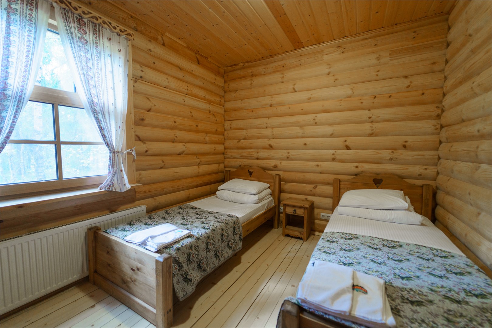 Русская деревня, одноэтажный дом с сауной в Шишки на Лампушке