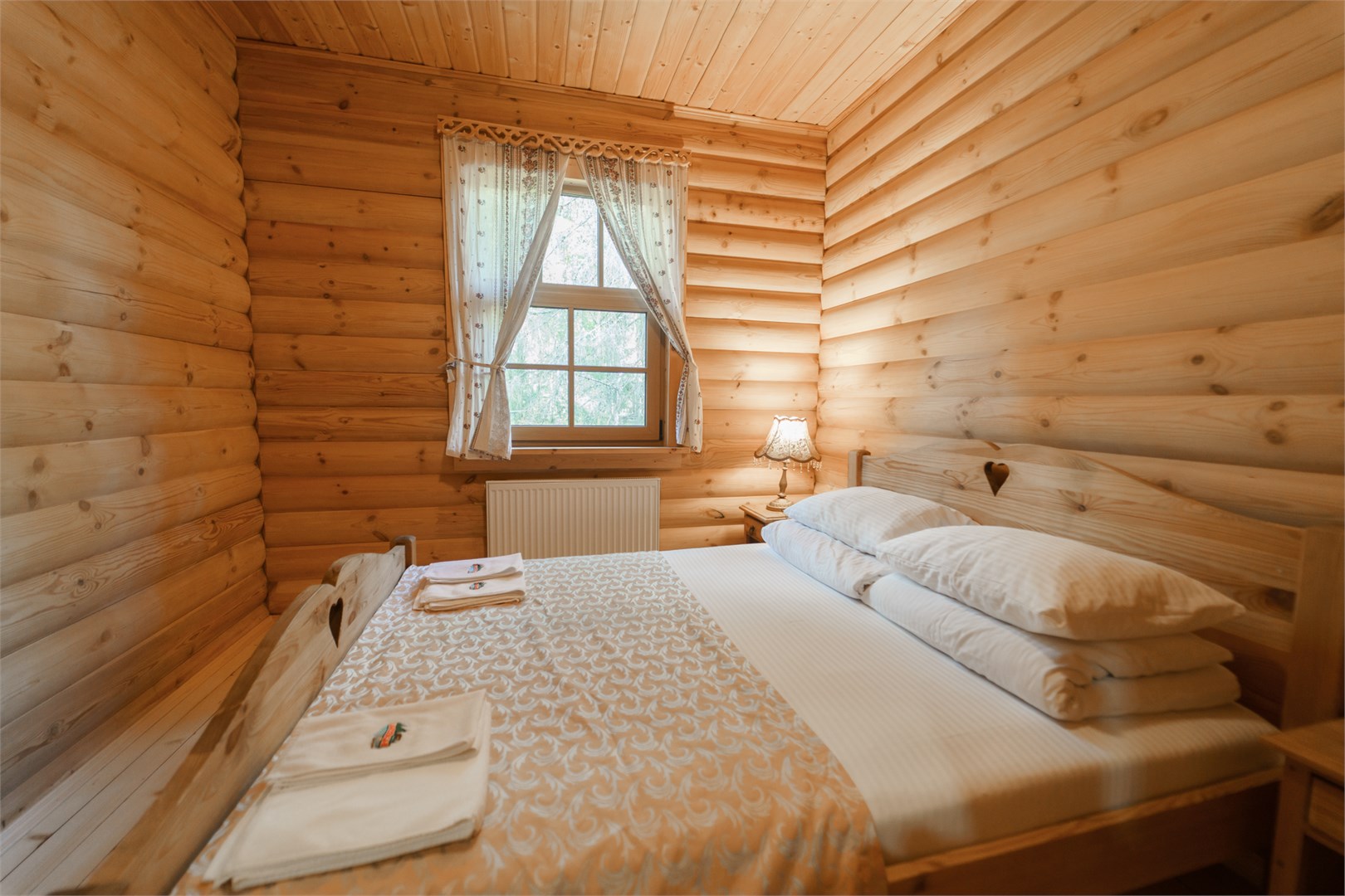 Русская деревня, одноэтажный дом с сауной в Шишки на Лампушке