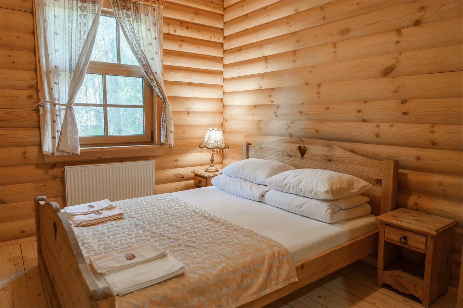 Русская деревня, одноэтажный дом с сауной в Шишки на Лампушке