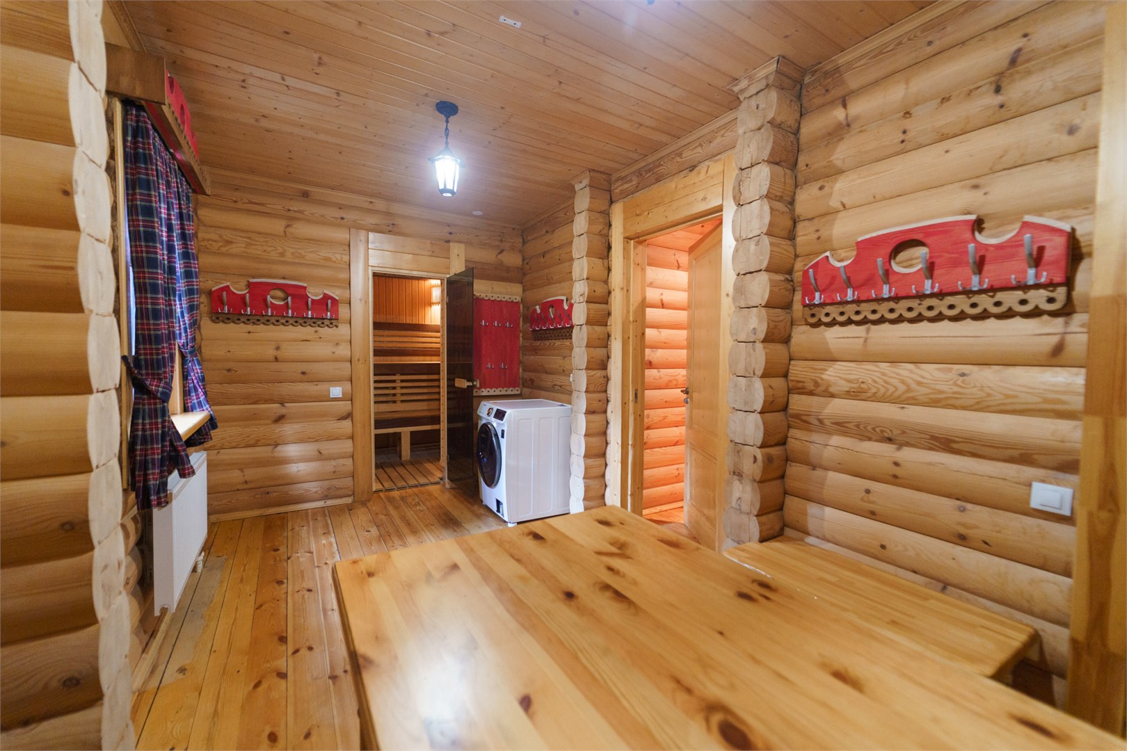 Русская деревня, двухэтажный дом с сауной в Шишки на Лампушке