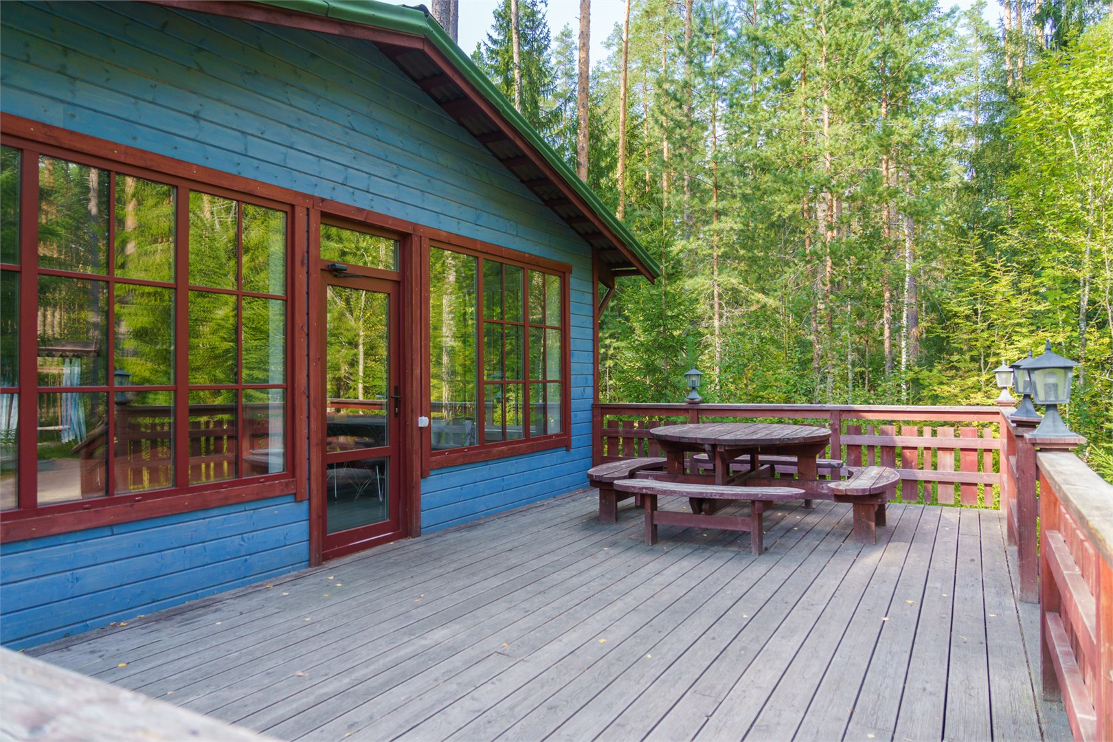 Норвежский фьорд, двухэтажный дом с сауной в Шишки на Лампушке