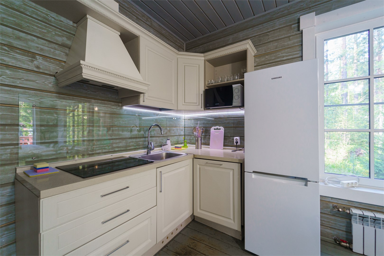 Норвежский фьорд, двухэтажный дом с сауной в Шишки на Лампушке