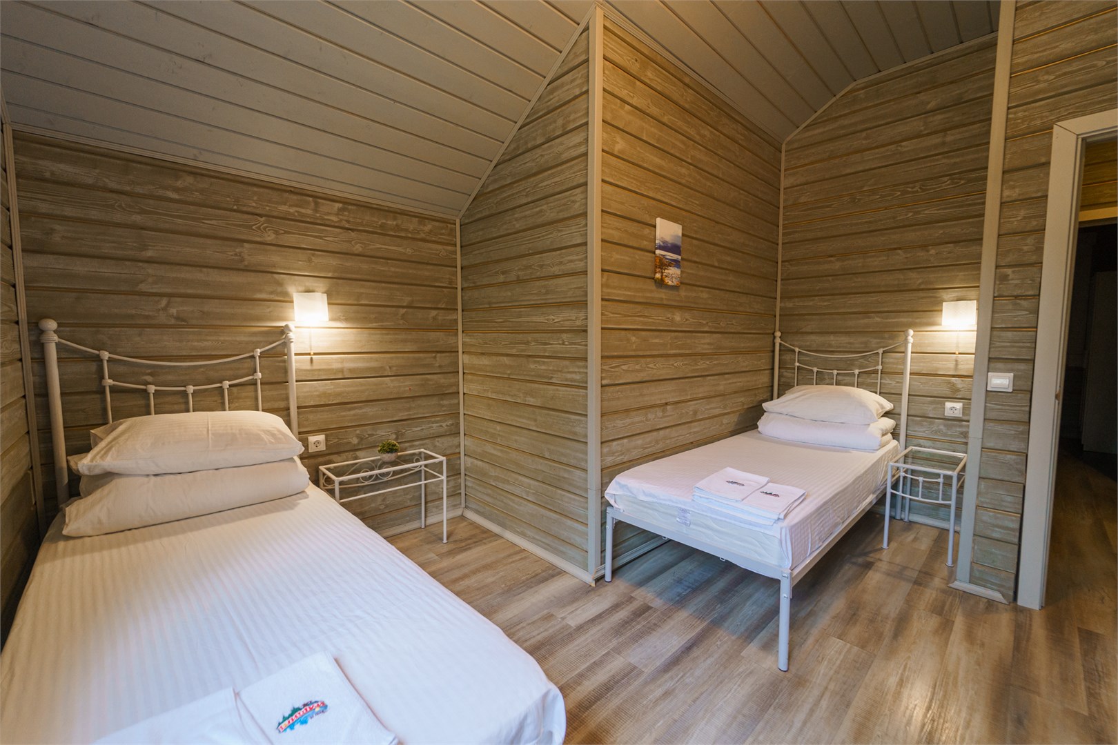 Норвежский фьорд, двухэтажный дом с сауной в Шишки на Лампушке