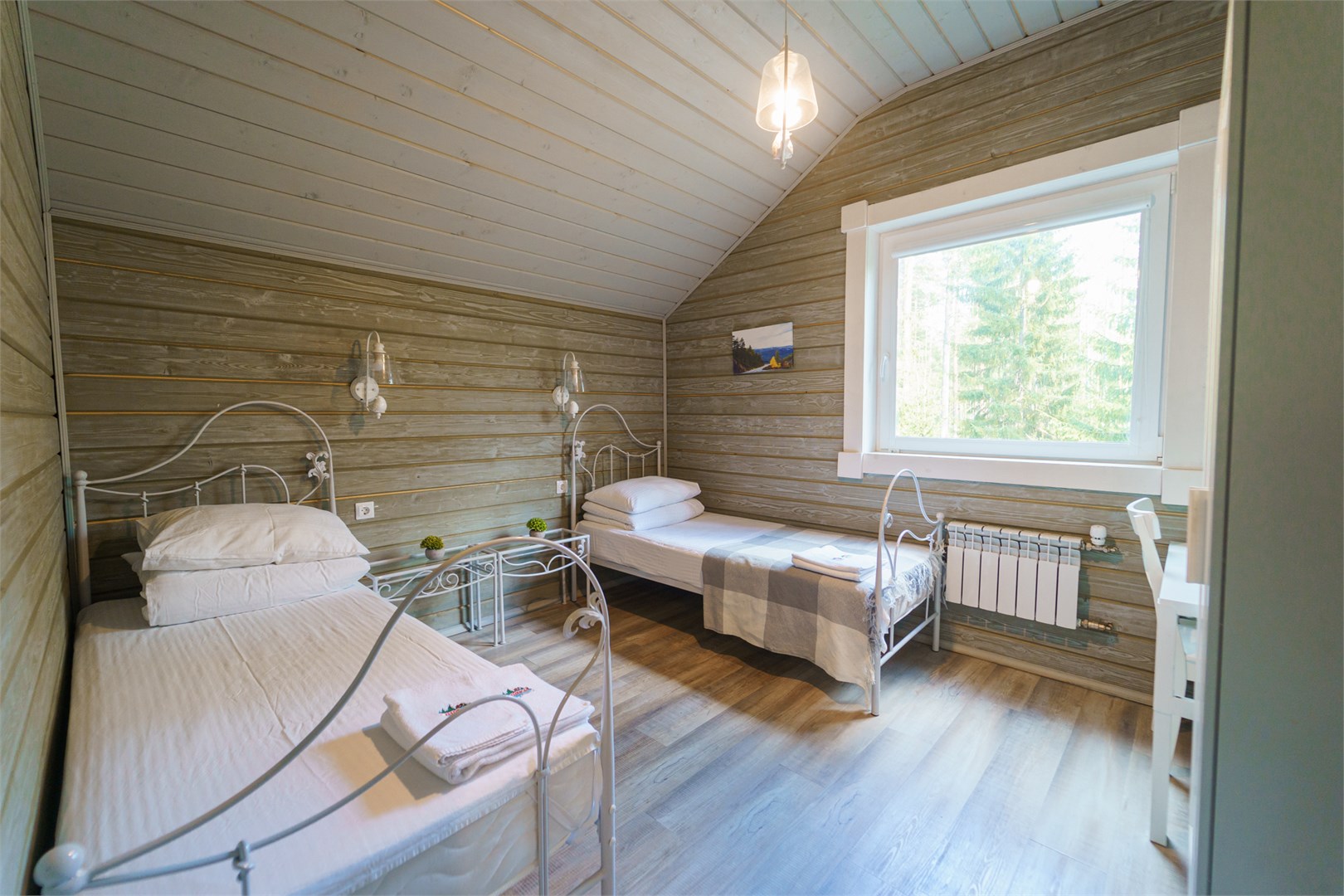 Норвежский фьорд, двухэтажный дом с сауной в Шишки на Лампушке