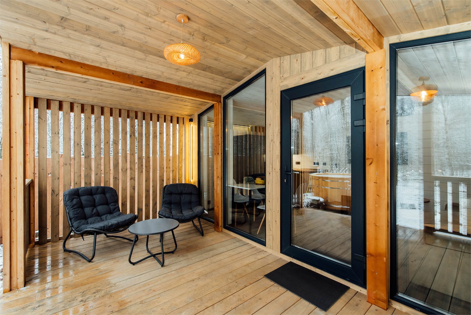 Дом в лесу 30 кв.м. с террасой в Bazabanya