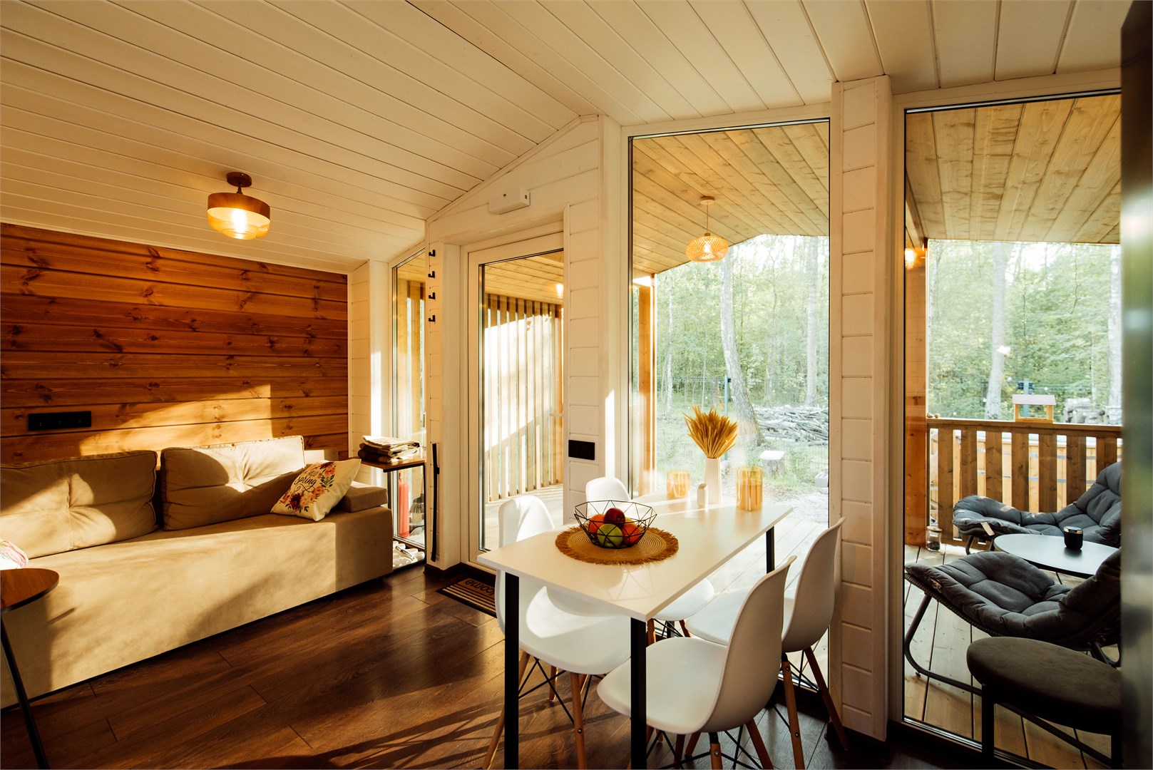 Дом в лесу 30 кв.м. с террасой в Bazabanya