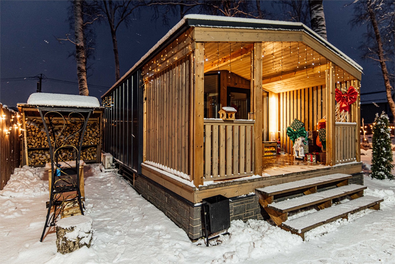 Дом в лесу 30 кв.м. с террасой в Bazabanya