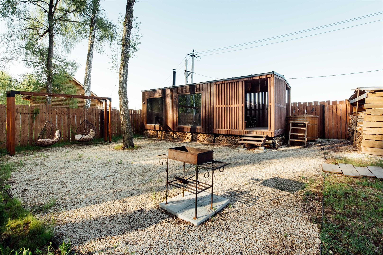 Дом с русской баней на дровах в Bazabanya