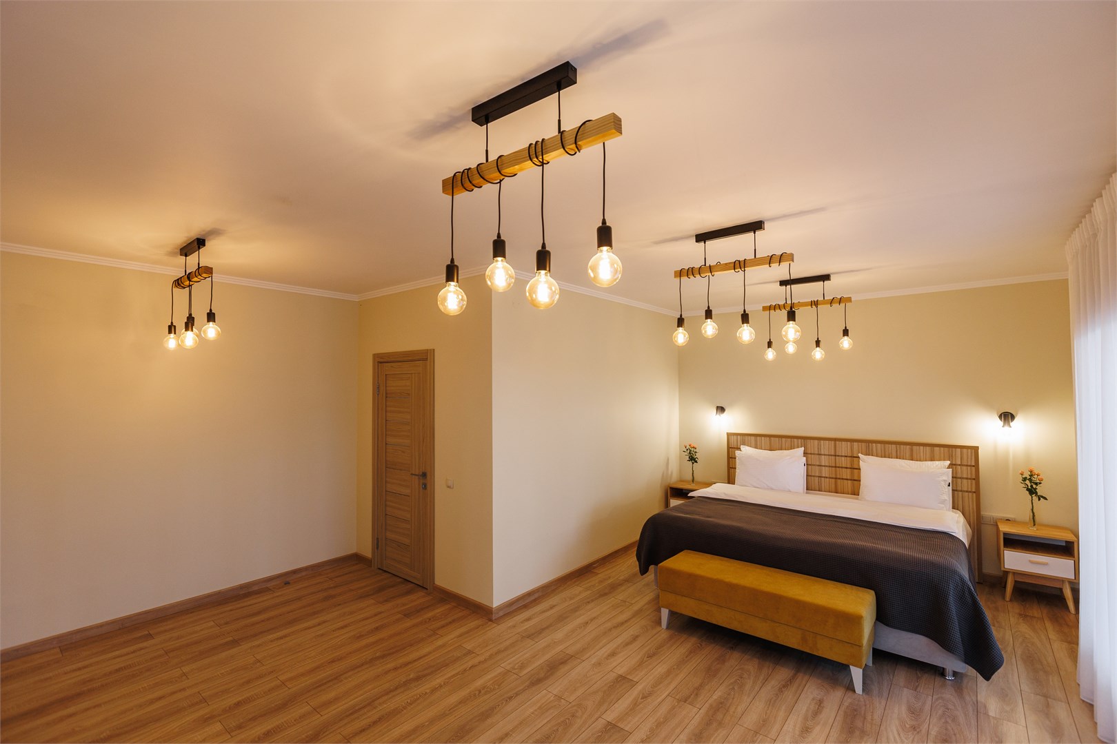 Семейный номер с ванной с видом на озеро в Шесть Озер