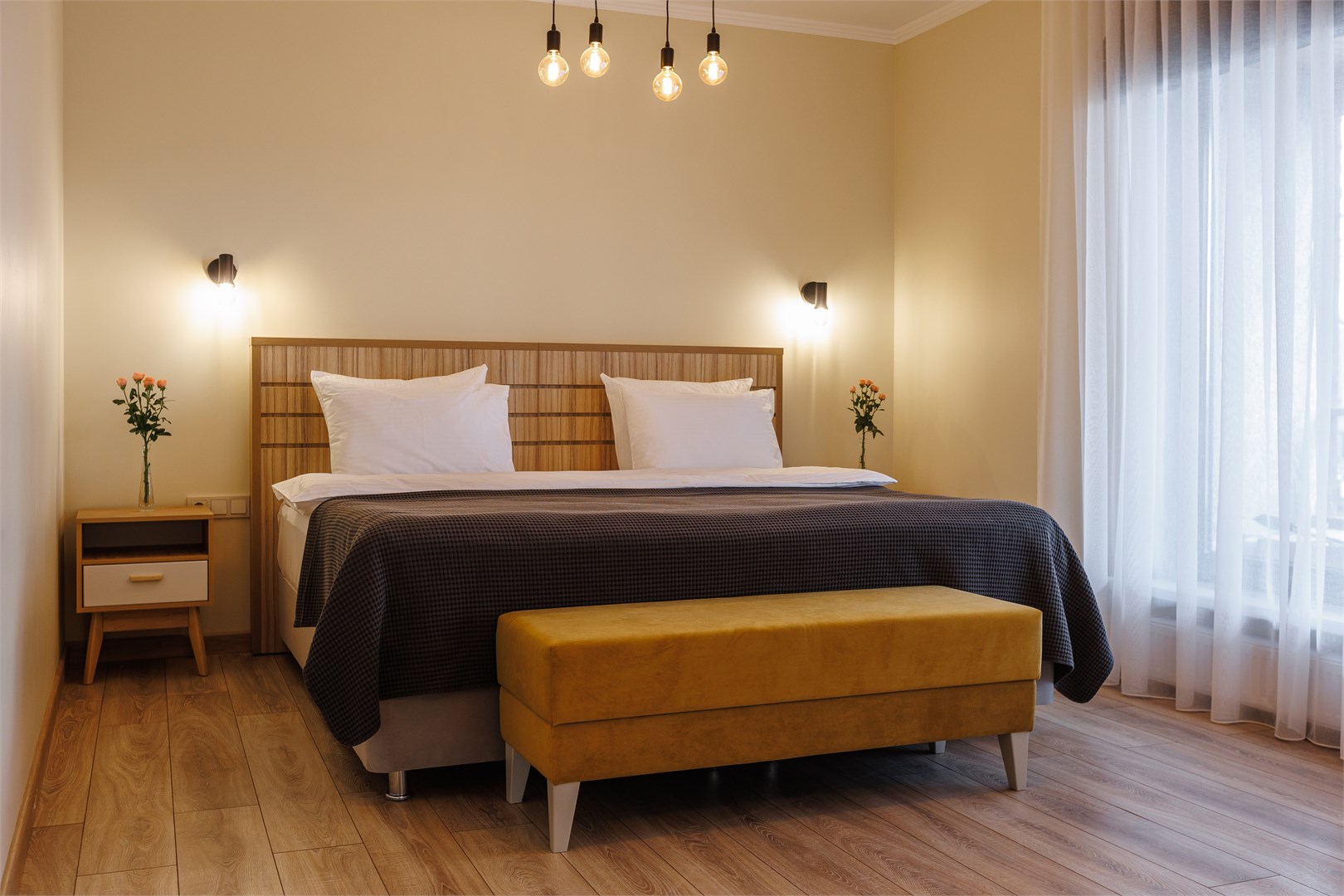 Семейный номер с ванной с видом на озеро в Шесть Озер