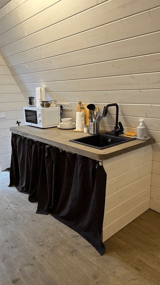 А-фрейм стилизованный в Море