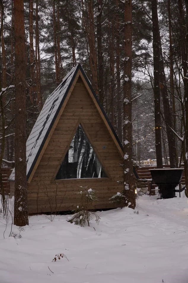 А-фрейм стилизованный в Море