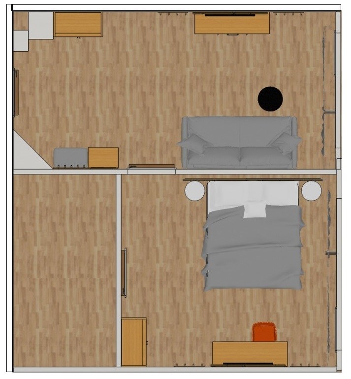 Люкс семейный 2-комнатный в Azimut Здоровье Ивушка