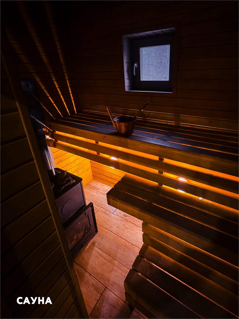 Двухместный дом в поселке возле леса (2 км от базы) (2+2) в Карелия парк