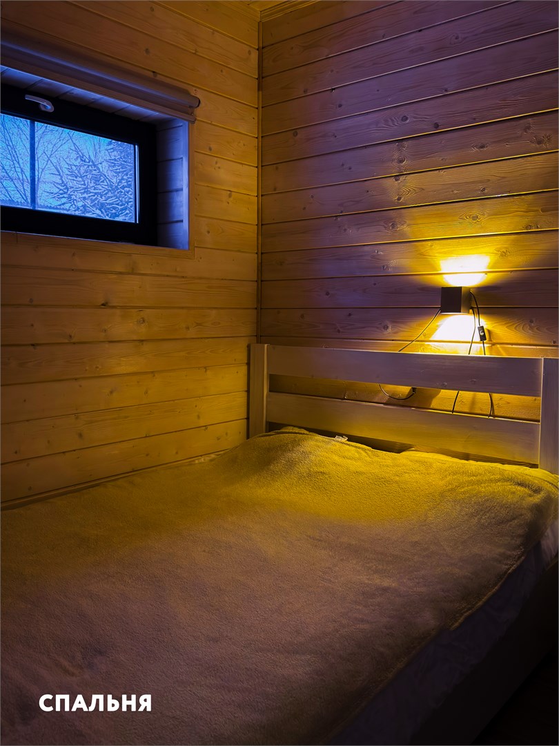 Двухместный дом в поселке возле леса (2 км от базы) (2+2) в Карелия парк