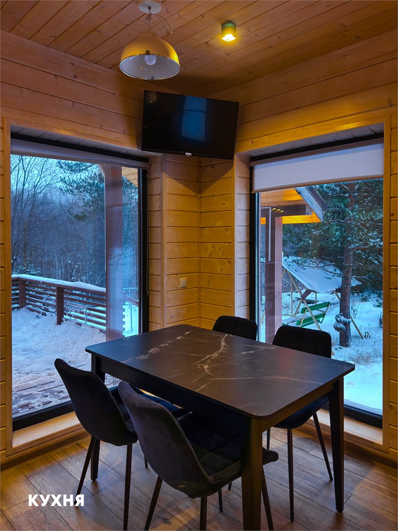 Двухместный дом в поселке возле леса (2 км от базы) (2+2) в Карелия парк