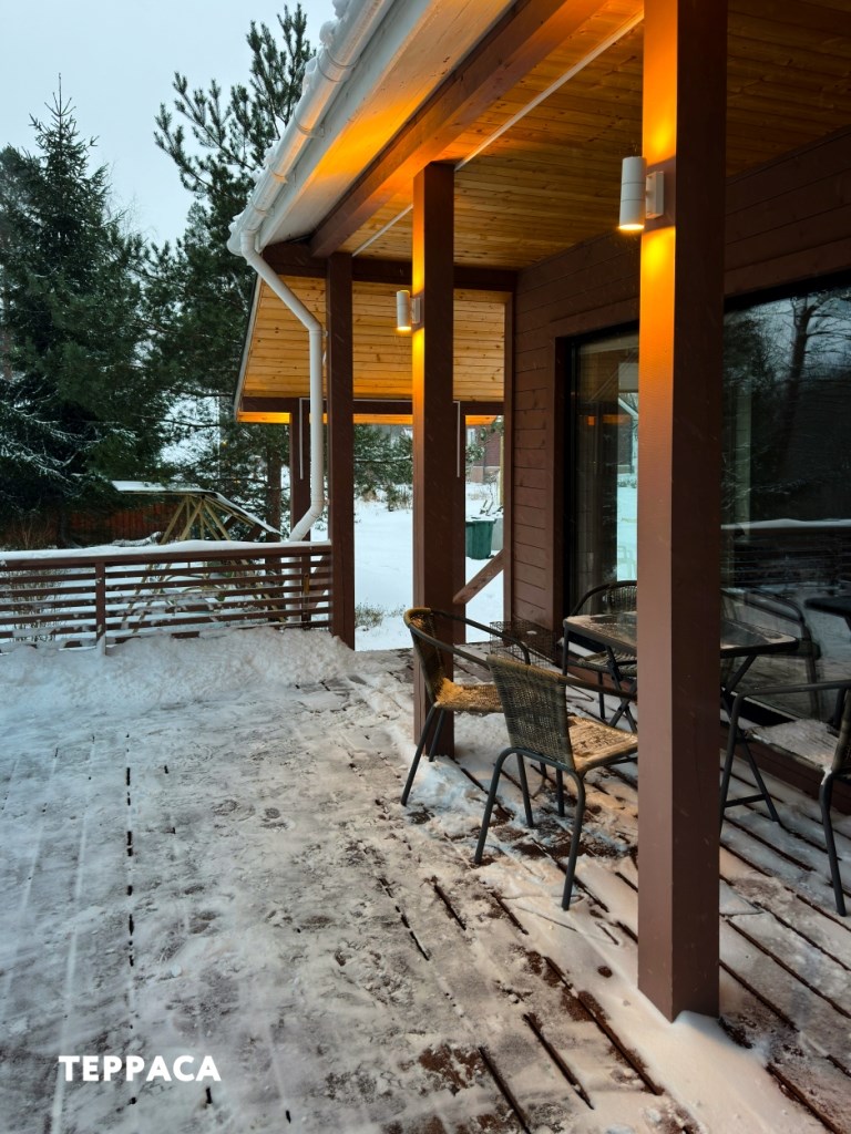 Двухместный дом в поселке возле леса (2 км от базы) (2+2) в Карелия парк