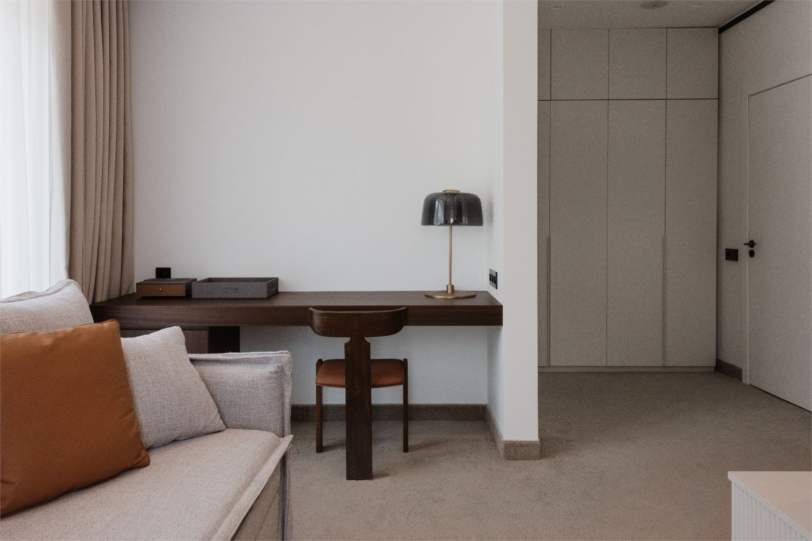 Трехместный делюкс с балконом и видом на горы в Osstone