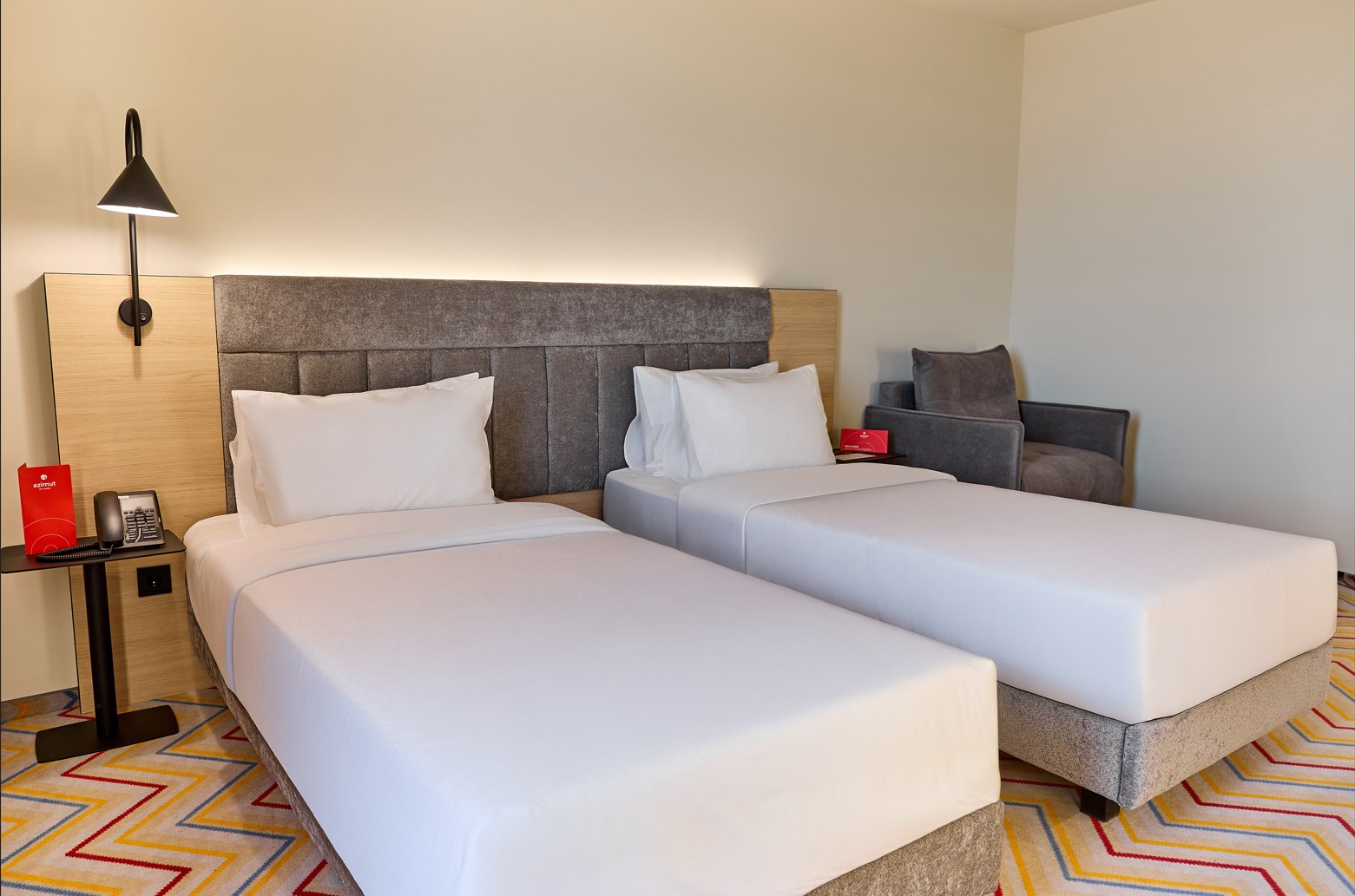 Стандарт с двумя раздельными кроватями в Azimut