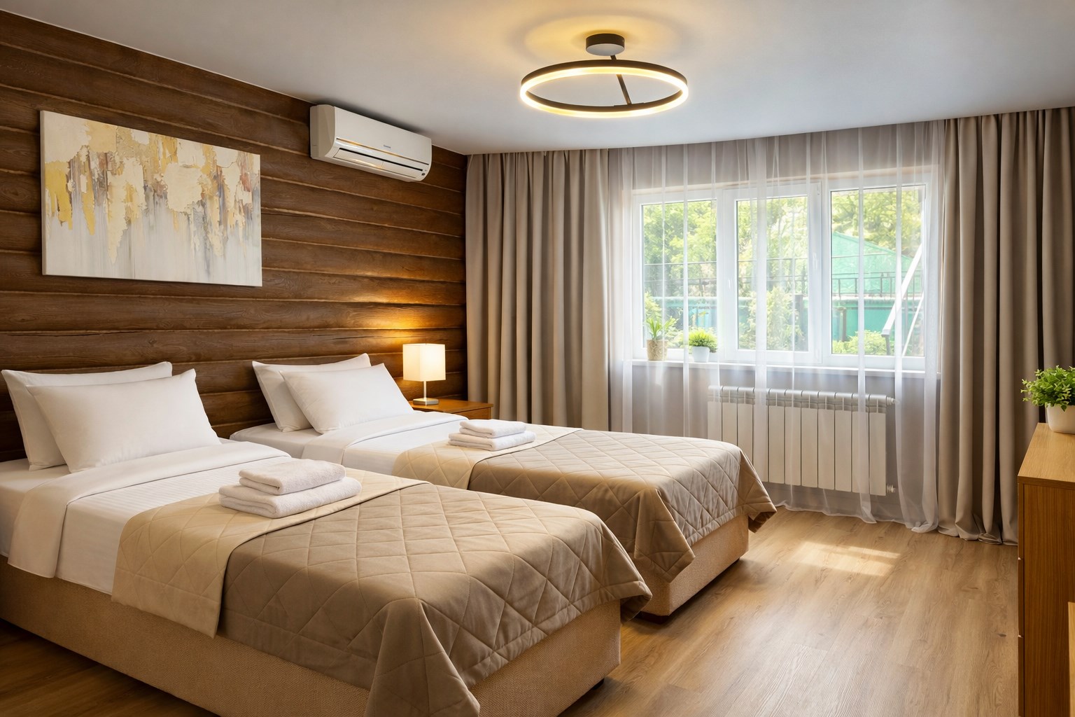 Застава: Хаусбот 3 комн с бассейном, баней и верандой в Застава