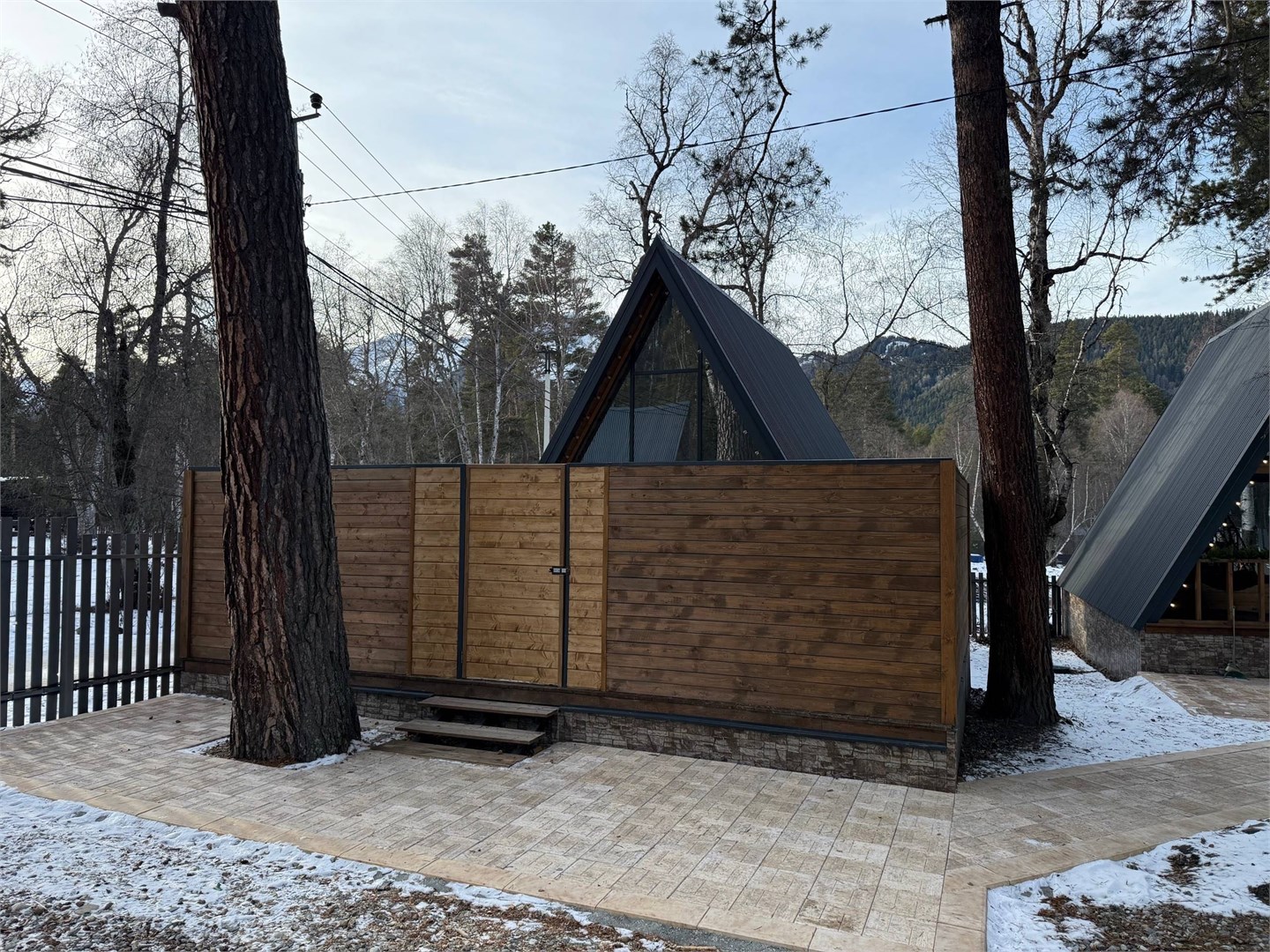 А-Фрейм VIP с джакузи в Arkhyz gorniy city