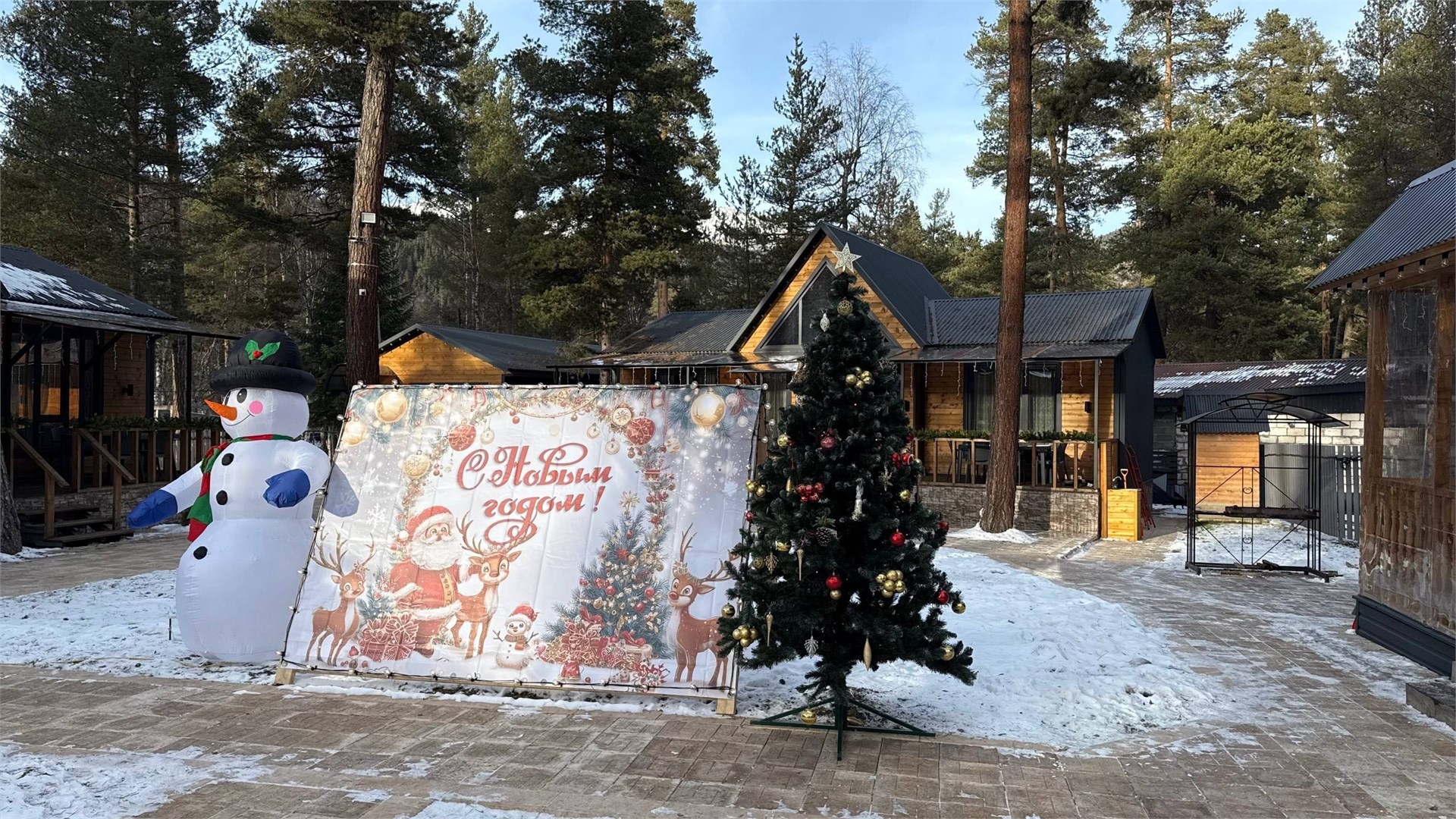 Бунгало для 8 гостей в Arkhyz gorniy city