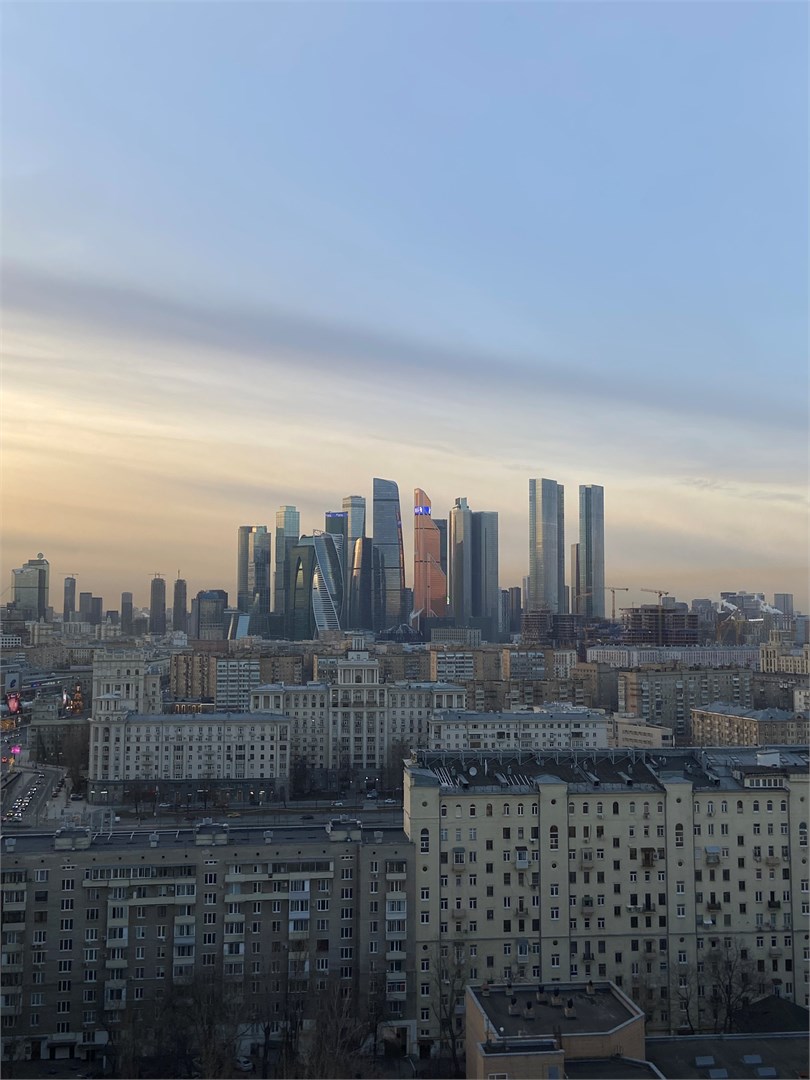 SMART Супериор с видом на Москва Сити в Azimut Сити Отель Смоленская Москва