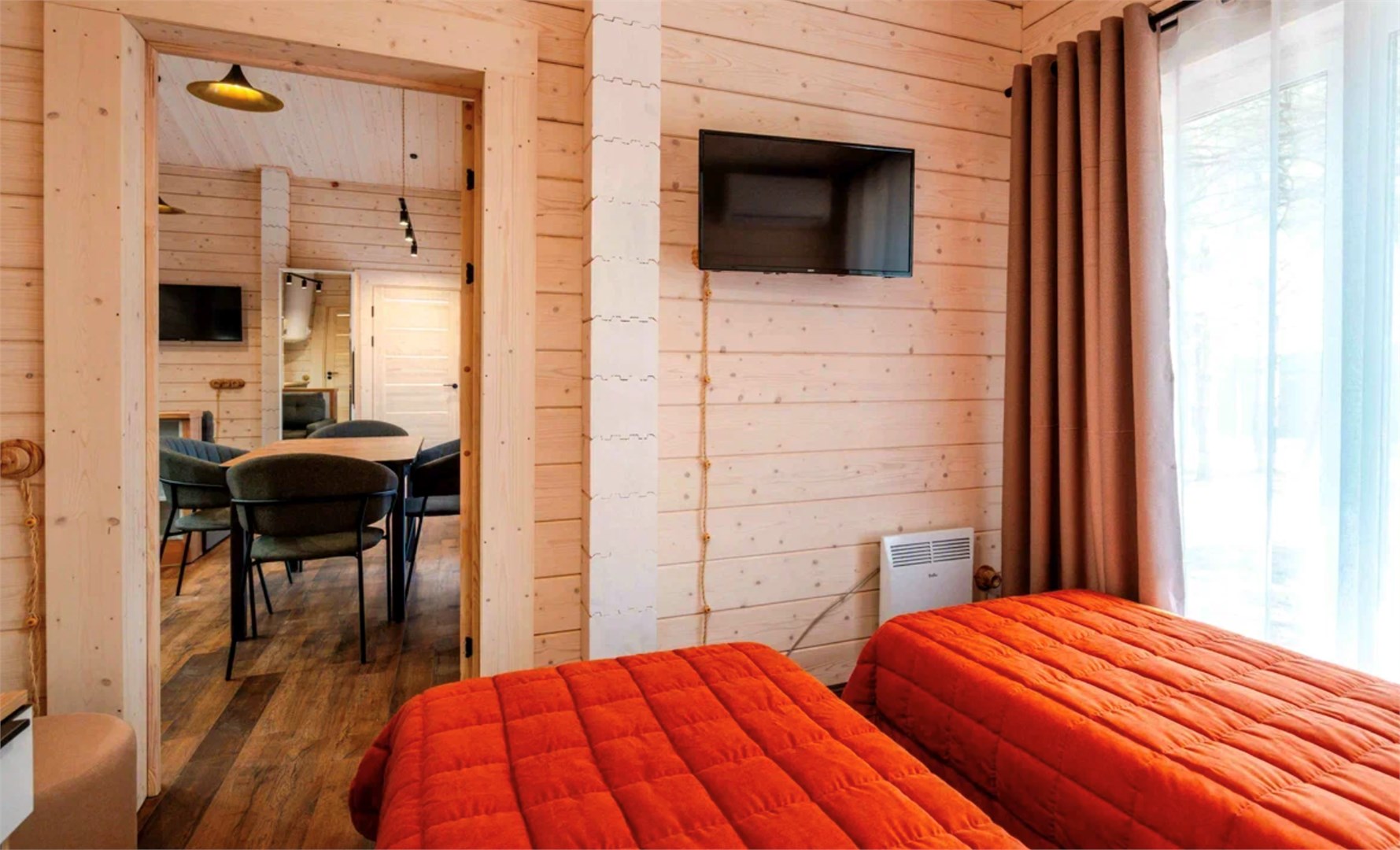 Шале с двумя спальнями в Топорок