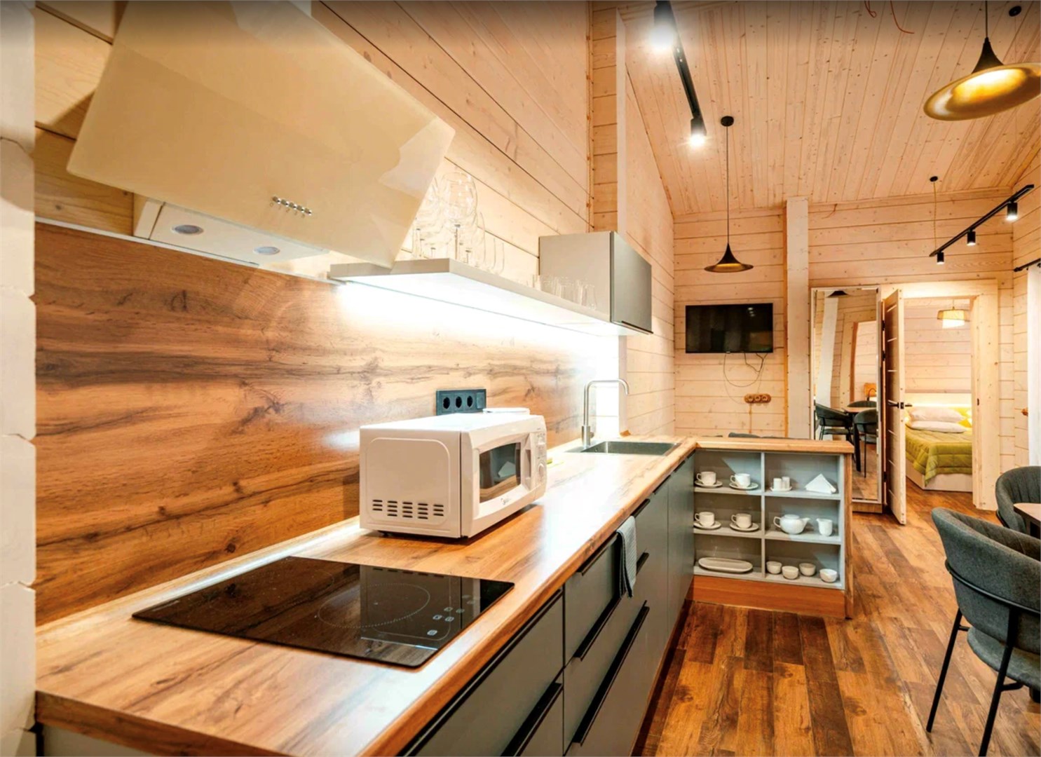 Шале с двумя спальнями в Топорок