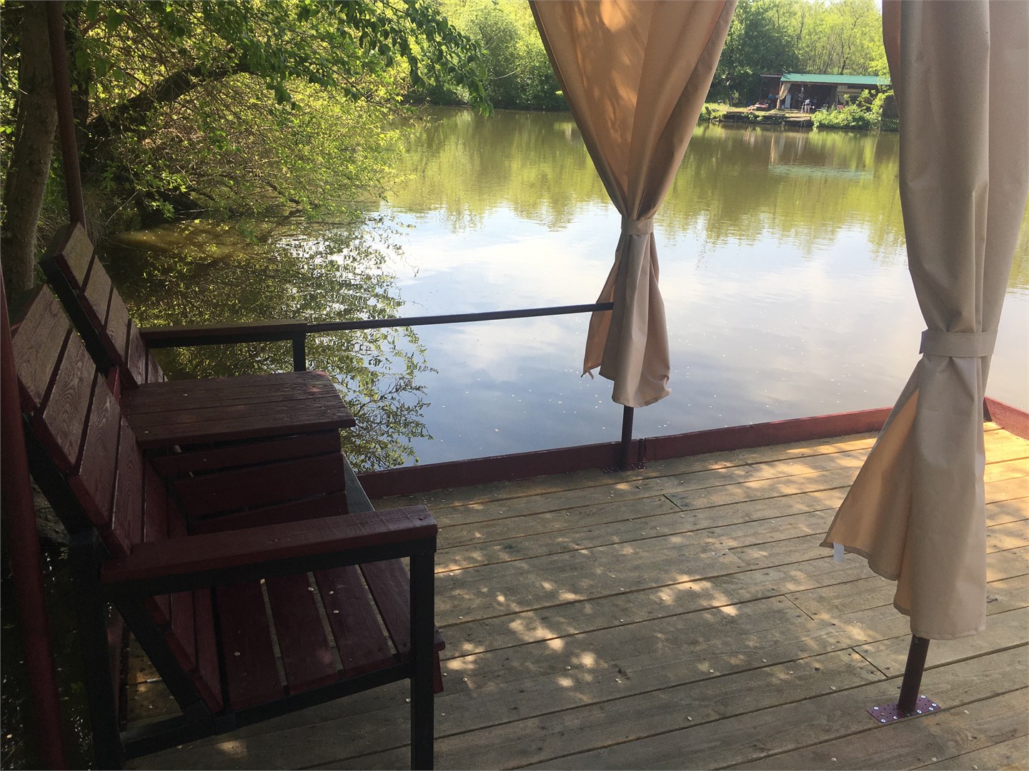 Беседка "СЕМЕЙНАЯ"+ 4х местный домик в Эксклюзивная рыбалка