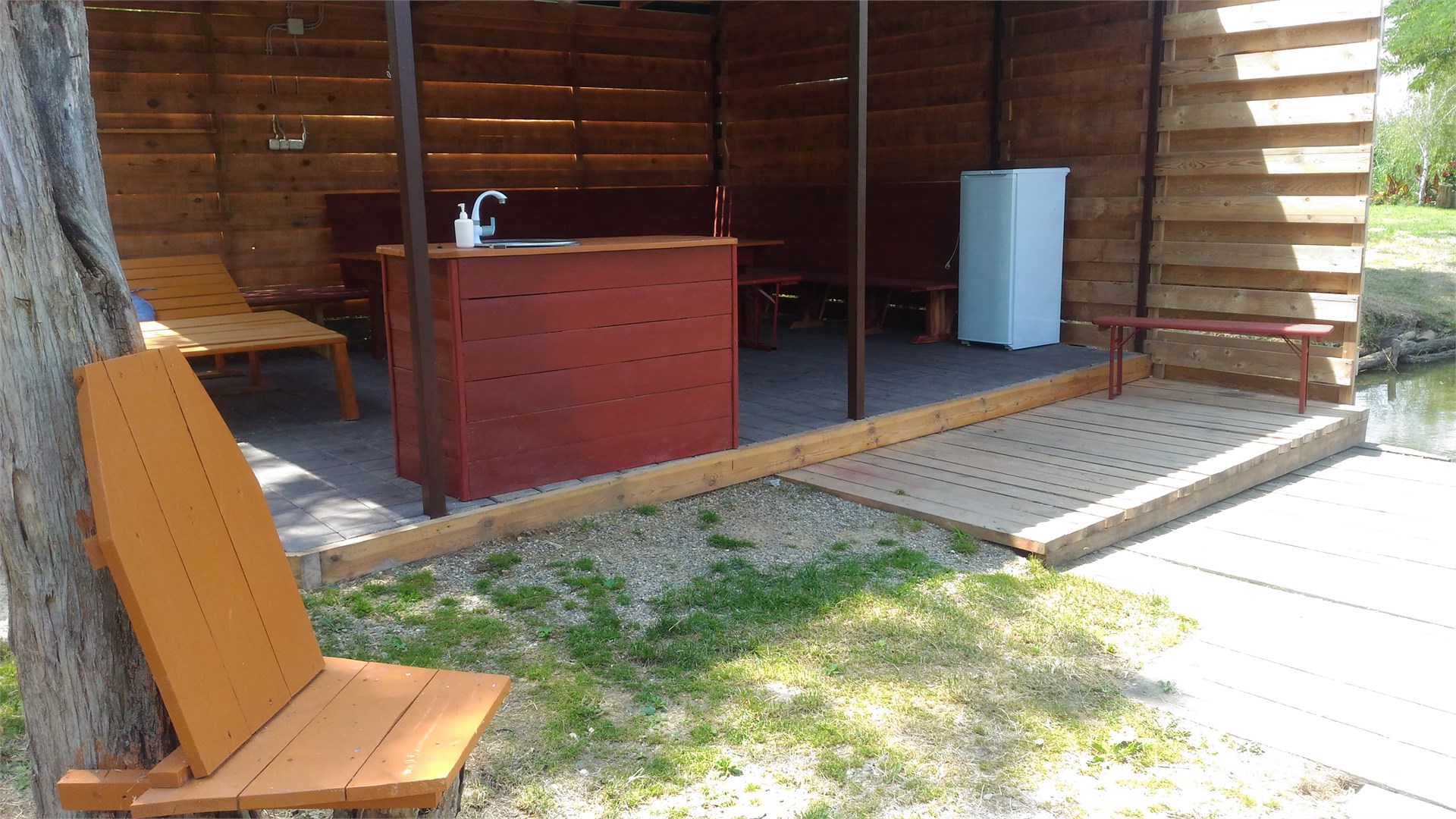 Большая беседка "КОМФОРТ" в Эксклюзивная рыбалка