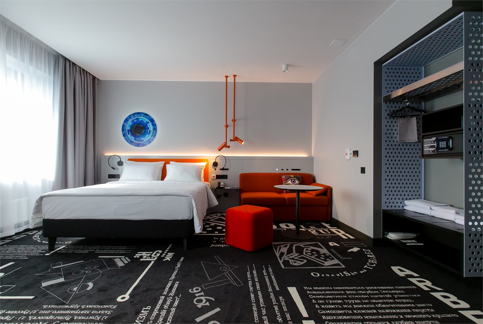 ДЕЛЮКС однокомнатный - 1 двуспальная кровать в НебоАрт