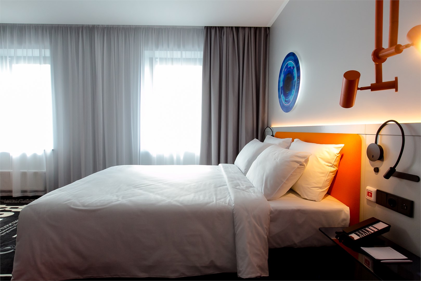 ДЕЛЮКС однокомнатный - 1 двуспальная кровать в НебоАрт