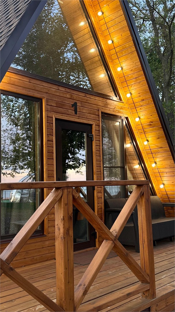 A-frame "Домик у моря" в Панорама
