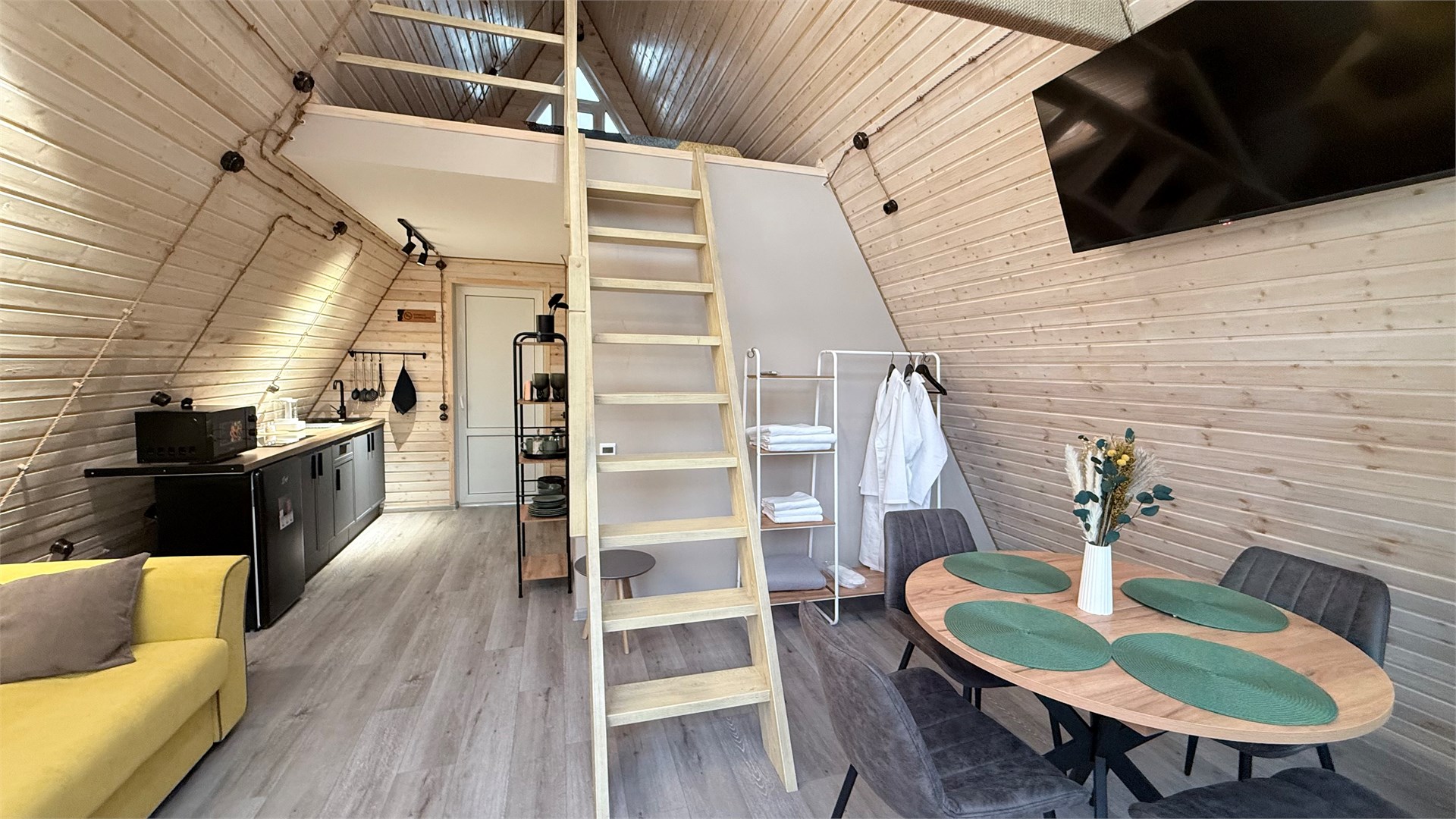 A-frame "Домик Уютный" в Панорама