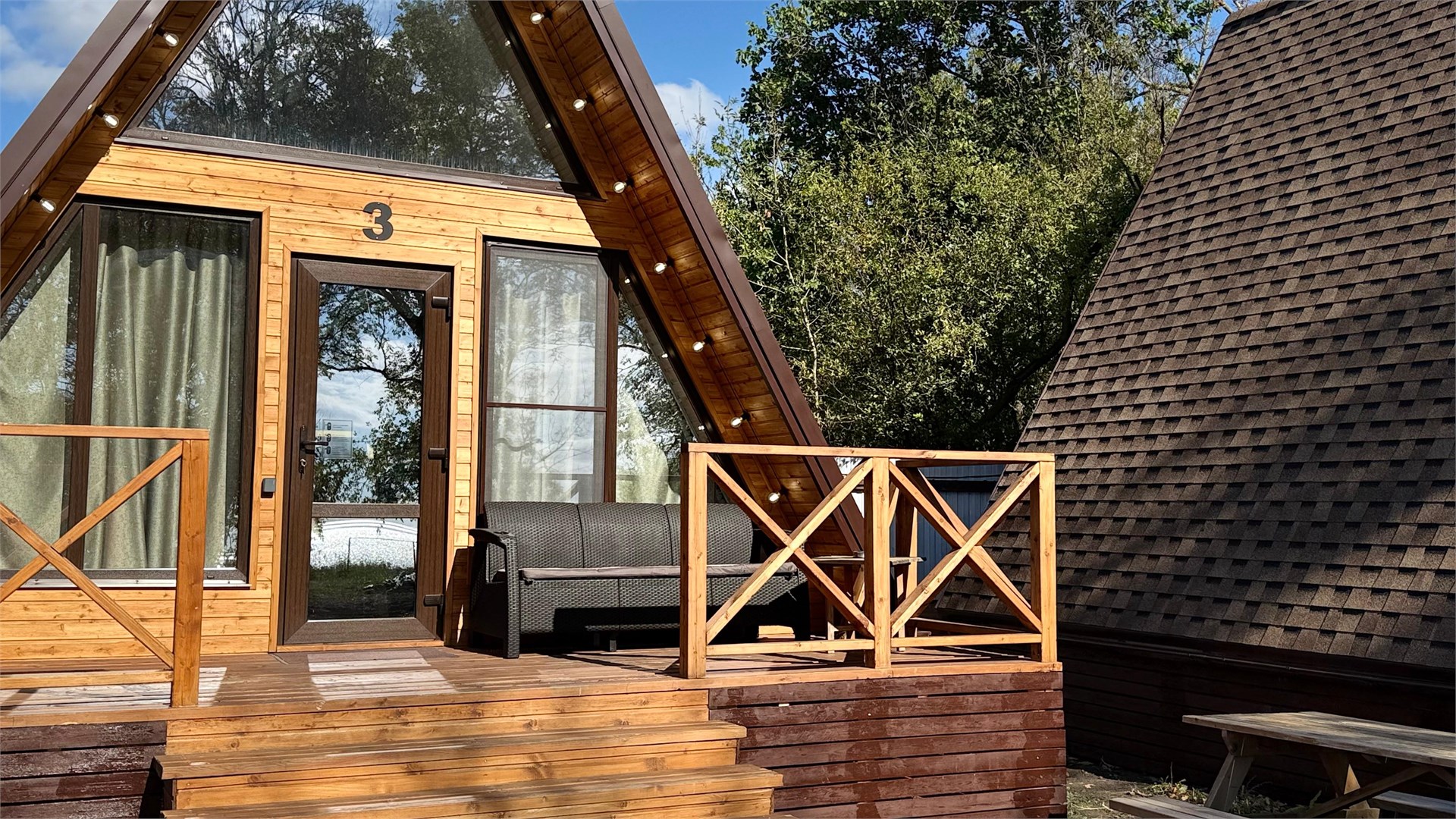 A-frame "Домик Уютный" в Панорама