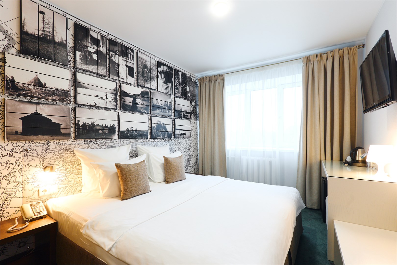 Номер улучшенный с двуспальной кроватью в Восток