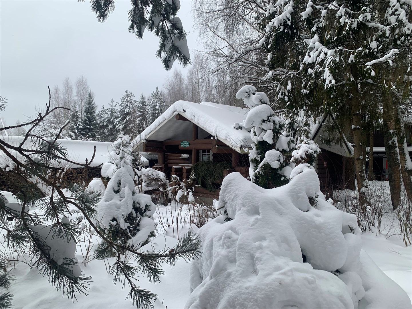 Изба "Охотничья" в Green forest ecoclub