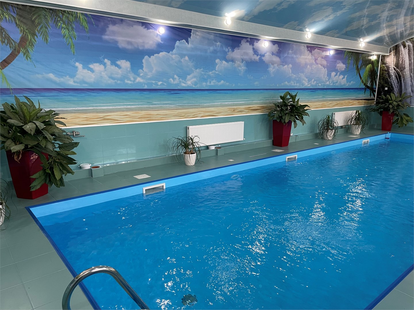 София двухкомнатные апартаменты c общим Бассейном, зоной Барбекю(отдельный домик) в Вилла с видом на горы