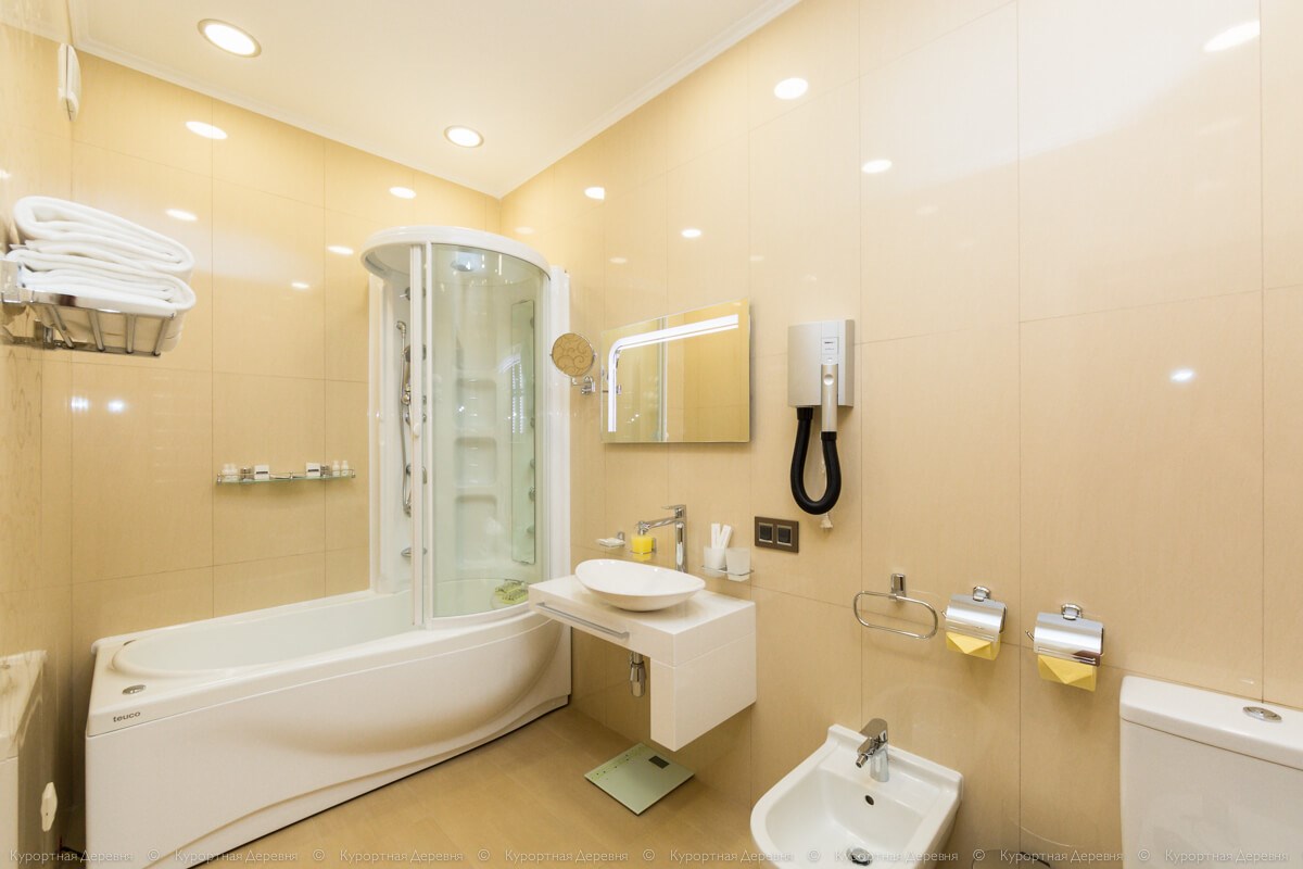 Люкс двухкомнатный двухместный Центр "Курортная деревня" в Курортная деревня